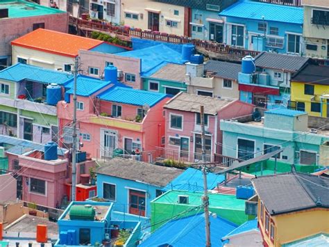 Colorful Houses Of Busan South Korea World Footprints