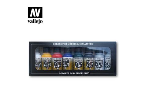 Vallejo Model Air Paint Set Basic Colors Everything Airbrush