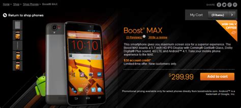 57 Inch Boost Max Now Available From Boost Mobile For 29999 With No