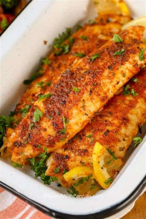 Blackened Tilapia Recipe Easy Quick Delish Spend With Pennies