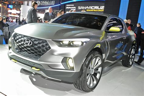 Hyundai Präsentiert Pickup Crossover Santa Cruz Concept Detroit Motor