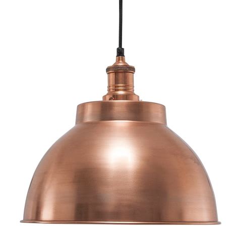 1600 x 1600 jpeg 133 кб. Vintage Industrial Style Metal Dome Lamp Shade - Copper ...