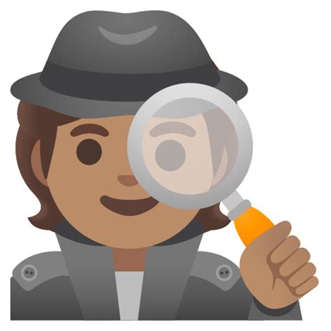 🕵🏽 Detective Tono De Piel Medio Emoji