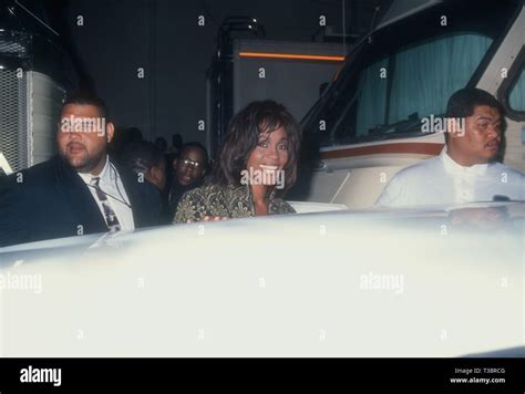 Los Angeles Ca March 15 Singer Whitney Houston Attends The Eighth