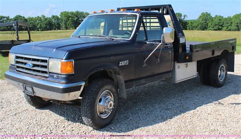 1991 Ford F350 Super Duty Dump Bed Pickup Truck Item G5038 Selling At
