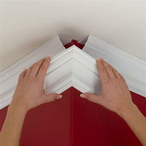 Easy Crown Molding Ecm220 25 Inch Peel And Stick Crown Molding Easy
