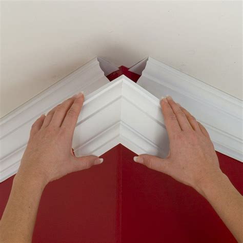 How to cut crown molding: Amazon.com: Easy Crown Molding Peel and Stick Crown ...