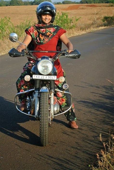 Indiagirlsonbike Women Empowerment Of India Indian Lady Riding Bike