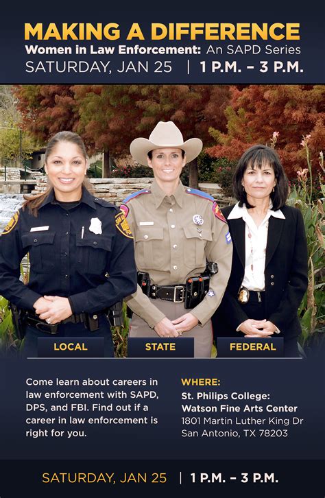 On January 26 2014 The Sapd Hosted A Women In Policing Symposium For Women Interested In A Law