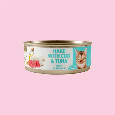 Amity Hake With Cod And Tuna Sterilized Cat 80 G El Can Bacán