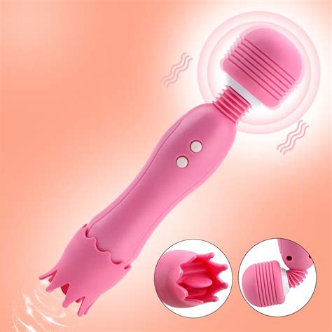 G Spot Massager Tongue Licking Clit Nipple Vibrators Clitoris