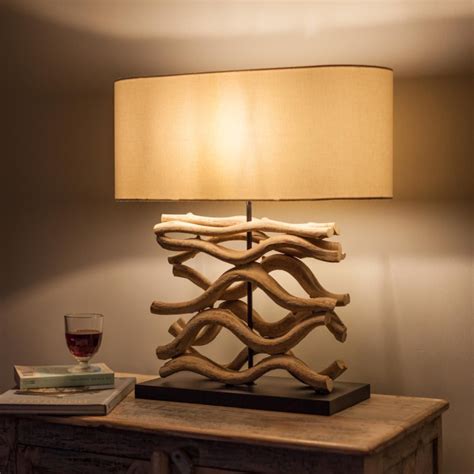 Sculpture Driftwood Table Lamp Table Lamp Driftwood Table Lamp