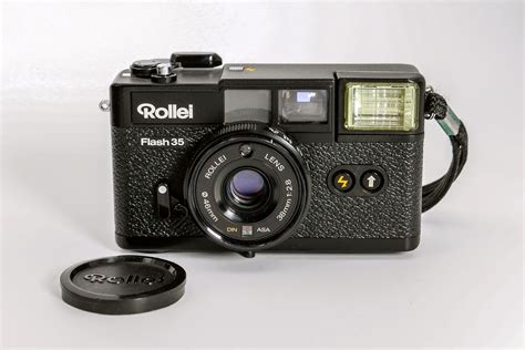 Rare And Desirable The Rollei Flash 35 Compact Rangefinder Camera With