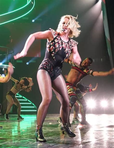 Britney Spears Strips Down To Skimpy Leotard And Shows Off Shorter Hair In Very Racy Las Vegas