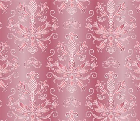 Free Pink Vintage Floral Pattern Background 04 Titanui