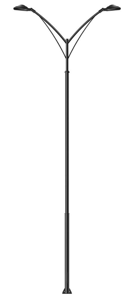 Mild Steel Dual Arm Ms Double Arm Street Light Pole 4 M At Rs 15000