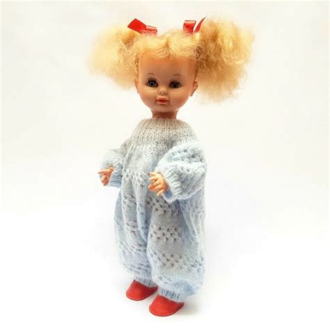 Vintage Toyse Doll 1960s Spain Doll Blue Eyes And Blonde Hair 16