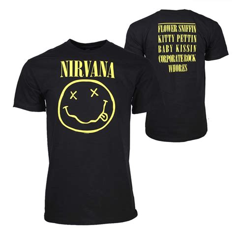 Nirvana Nirvana Smile T Shirt Men Loudtrax