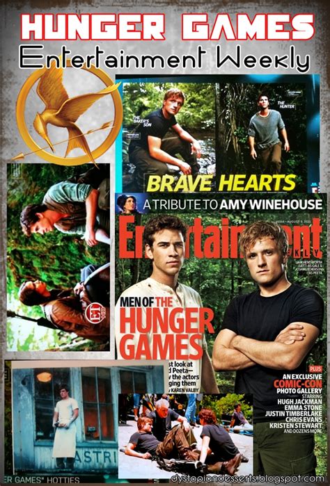 Dystopian Desserts Entertainment Weekly Men Of The Hunger Games