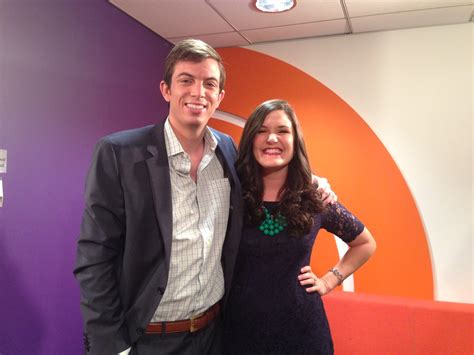 ed and megan bolian in the green room at the today show ed bolian
