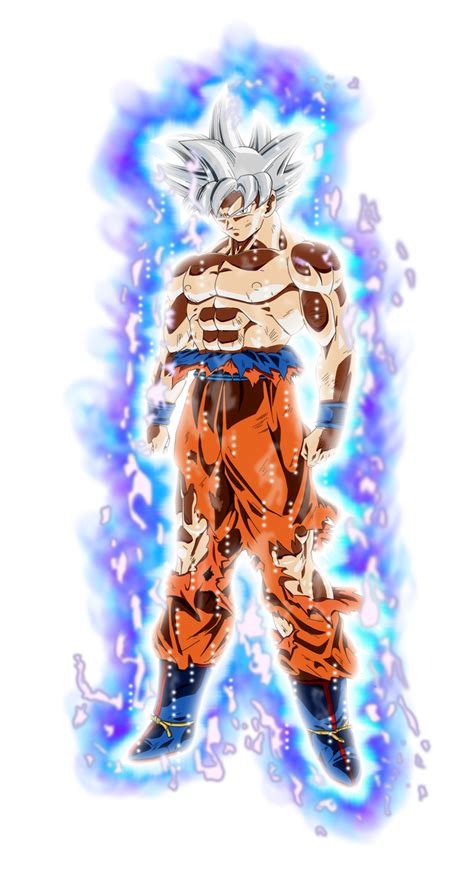Goku Mastered Ultra Instinct Aura By Benj San Goku Ultra Instinct