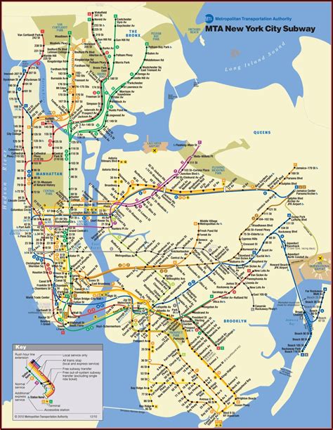 Mta Subway Map New York Pdf Map Resume Examples Gm9ov0l2dl