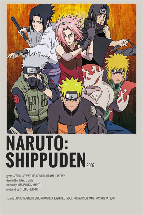 Minimalist Poster Anime Printables Naruto Shippuden Anime Naruto