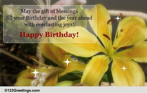 Birthday Blessings Free Birthday Blessings Ecards Greeting Cards