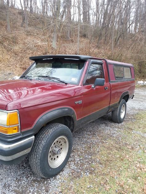 1990 Ford Ranger Xlt Red And Gray Exterior Regular Cab 4x4 Classic