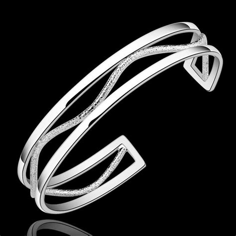 Bangle Silver Plated Bangle Silver Special Design Bangle Womens