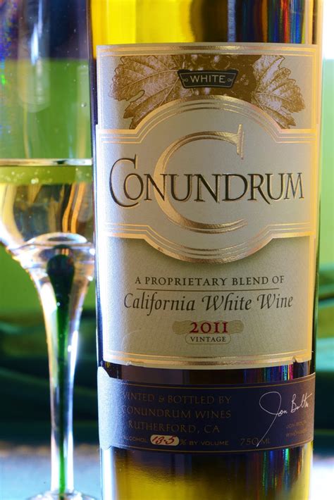 New Hampshire Wine-man: Conundrum 2011 White Wine