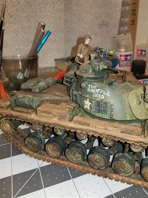Us M48a3 Patton Tank Plastic Model Military Vehicle Kit 135