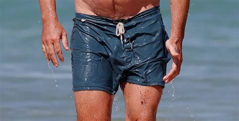Simon Baker Shirtless And Huge Bulge In Wet Shorts Dude Mister