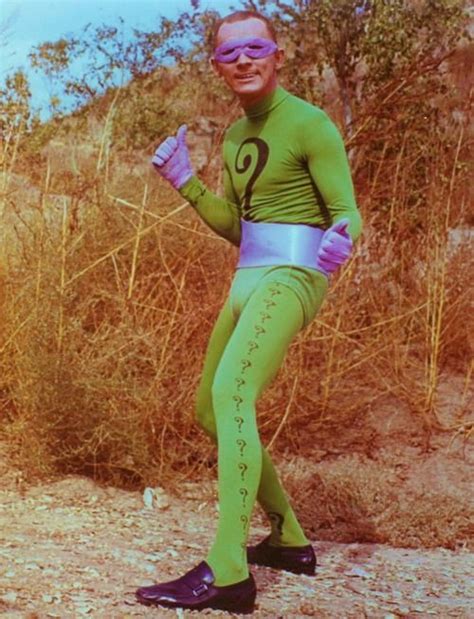 Frank Gorshin As The Riddler 1966 Batman Tv Show Riddler Batman