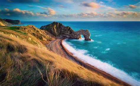 Durdle Door Jurassic Coast Dorset England English Channel coast rock ...