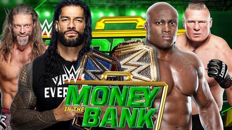 Wwe Money In The Bank 2021 Dream Match Card 4k Youtube