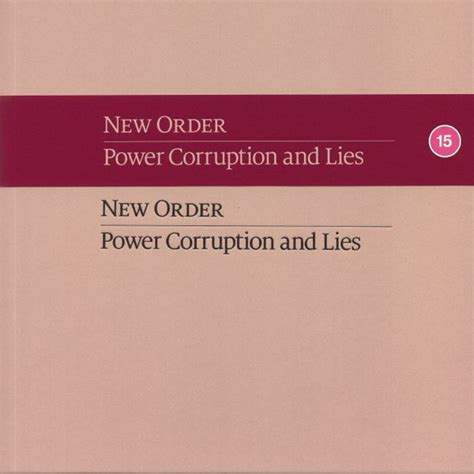 Пластинка Power Corruption And Lies New Order Купить Power Corruption