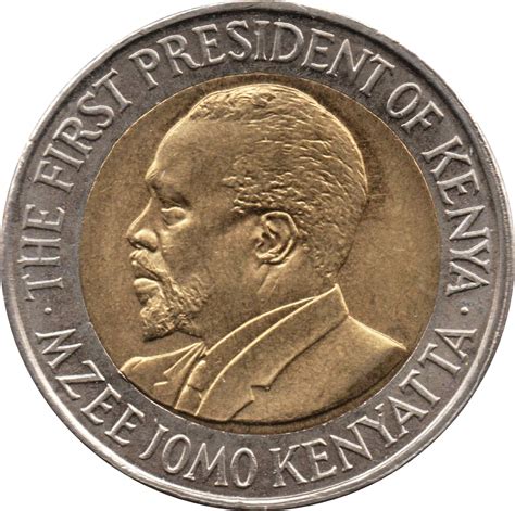 20 Shillings Non Magnetic Kenya Numista