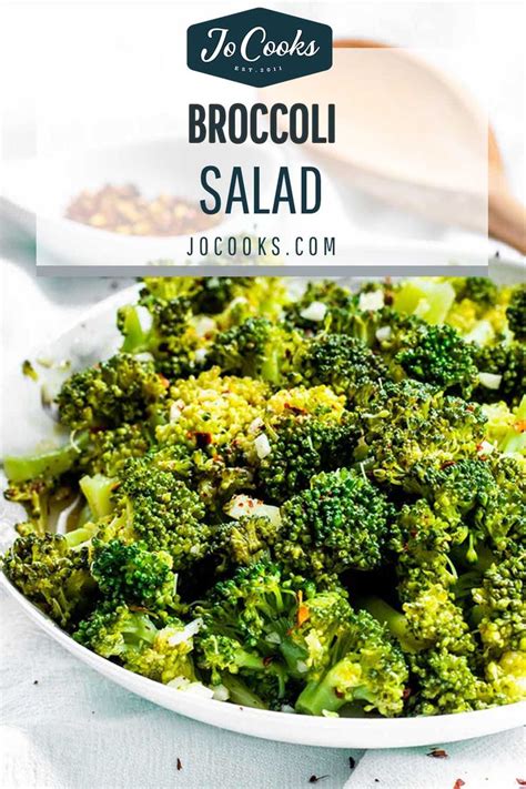 This Isnt Your Every Day Broccoli Salad Made With A Garlicky