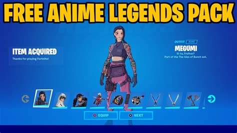 How To Get Anime Legends Pack For Free In Fortnite Free Anime Legends