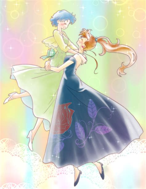 Mizuno Ami And Kino Makoto Bishoujo Senshi Sailor Moon Drawn By