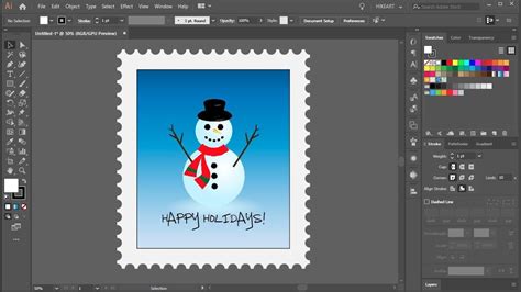 How To Create A Postage Stamp Effect In Adobe Illustrator Cc Updated