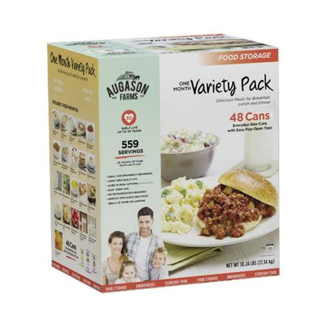 Hearty and tasty meals · orders over $99 ship free Augason Farms Emergency Food 1 Month 1 Person 30 Day ...