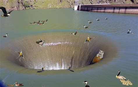 Bird Goes Over The Glory Hole Waterfall Without A Barrel Lake Berryessa News