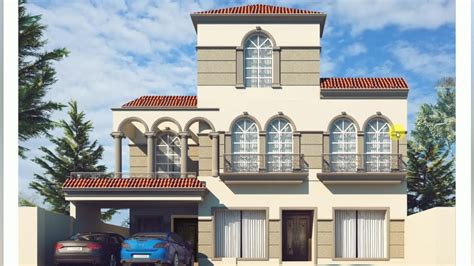 10 Marla 45x52 6 Spanish House Design With 5 Bed Room Complete