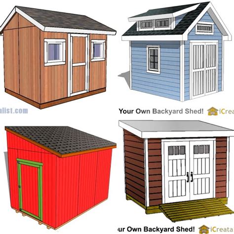 8x10 Shed Plans With Materials List Free Shed Plans 8x10