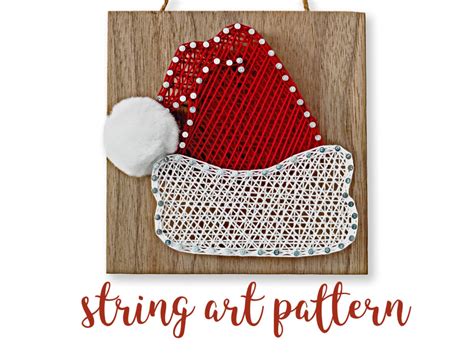 Christmas Gnome String Art Pattern Digital Download Ubicaciondepersonas Cdmx Gob Mx