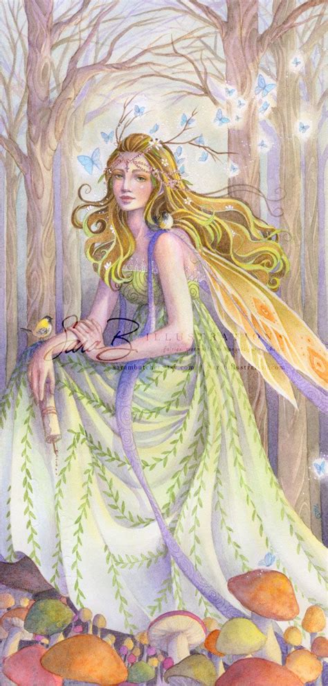 Fairy Art Print Woodland Fairy Irish Celtic Princess