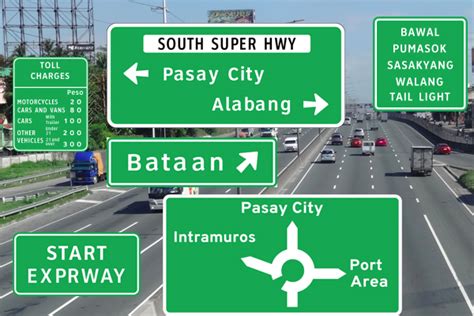 Traffic Road Signs Meanings In The Philippines
