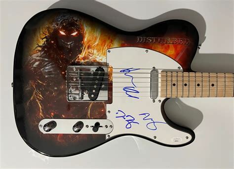 Disturbed Jsa Autograph Fully Signed Telecaster Guitar Dan Donegan